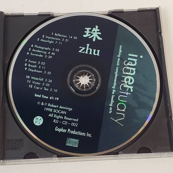 Inner Sanctuary - soothing music complementing the healing arts, Relaxation [CD] - Picture 3 of 4